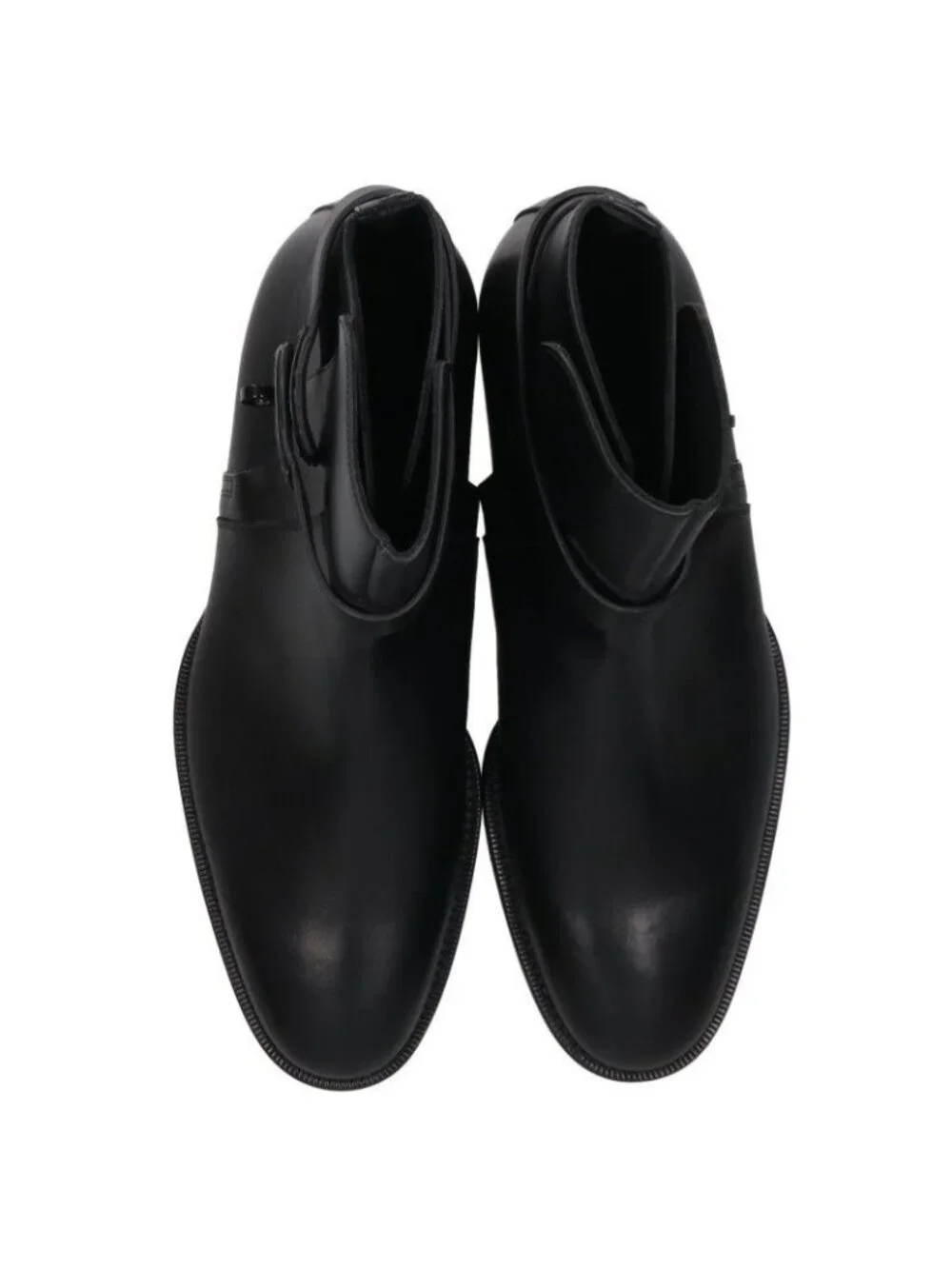 Hermes Fortune Monochrome So Black Kelly Buckle Boots